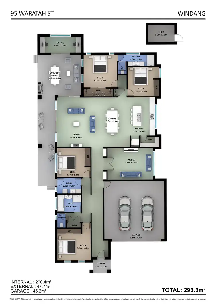Floorplan of Homely house listing, 95 Waratah Street, Windang NSW 2528