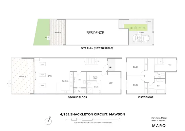 Floorplan of Homely townhouse listing, 4/151 Shackleton Circuit, Mawson ACT 2607