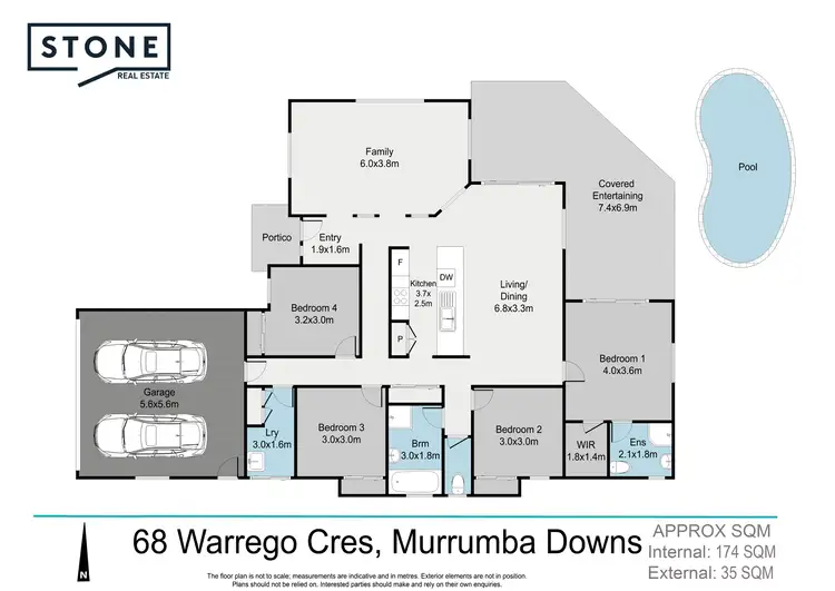 Floorplan of Homely house listing, 68 Warrego Crescent, Murrumba Downs QLD 4503