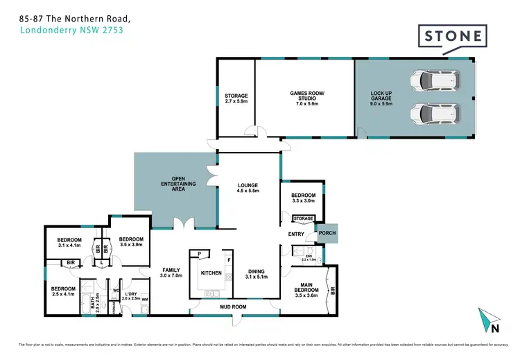 Floorplan of Homely rural property listing, 85-87 The Northern Road, Londonderry NSW 2753
