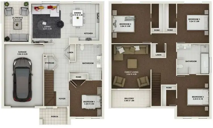 Floorplan of Homely townhouse listing, 9 Highland Close, Macquarie Links NSW 2565