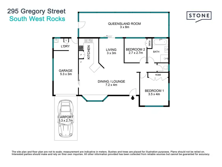 Floorplan of Homely house listing, 295 Gregory Street, South West Rocks NSW 2431
