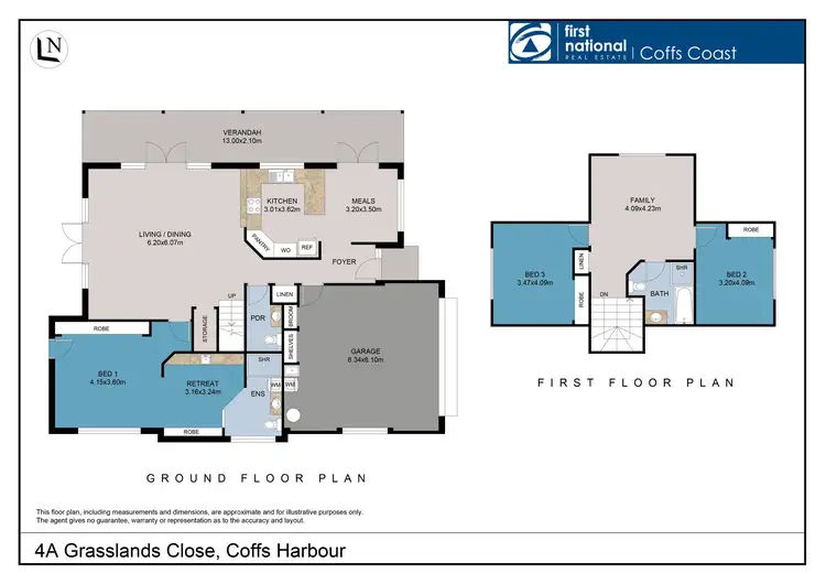 Floorplan of Homely house listing, 4A Grasslands Close, Coffs Harbour NSW 2450