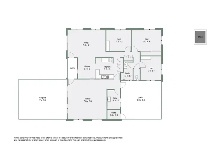Floorplan of Homely house listing, 119 Kamerunga Road, Freshwater QLD 4870