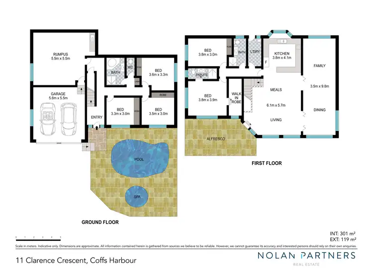 Floorplan of Homely house listing, 11 Clarence Crescent, Coffs Harbour NSW 2450