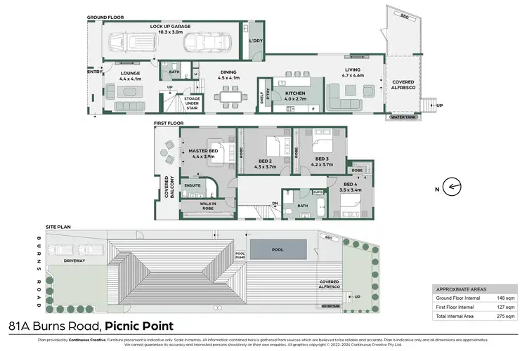 Floorplan of Homely house listing, 81A Burns Road, Picnic Point NSW 2213