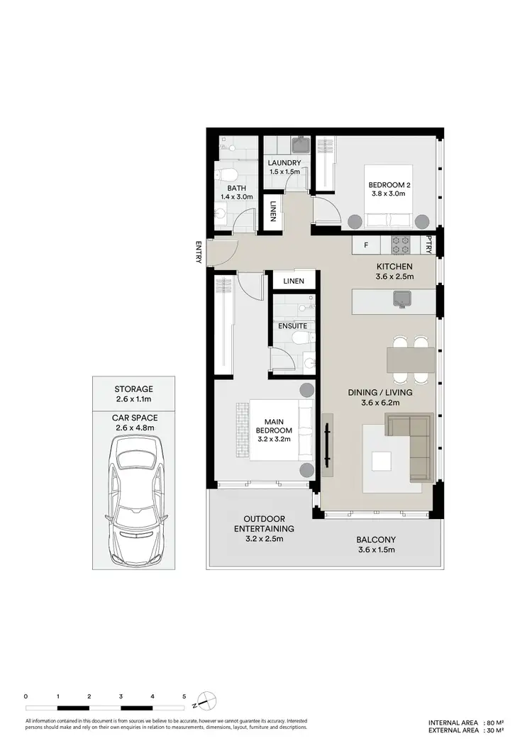 Floorplan of Homely apartment listing, 1101/18 Cavendish Street, Geelong VIC 3220