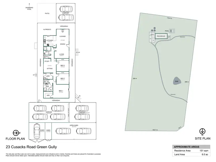 Floorplan of Homely house listing, 23 Cusack Road, Green Gully VIC 3462