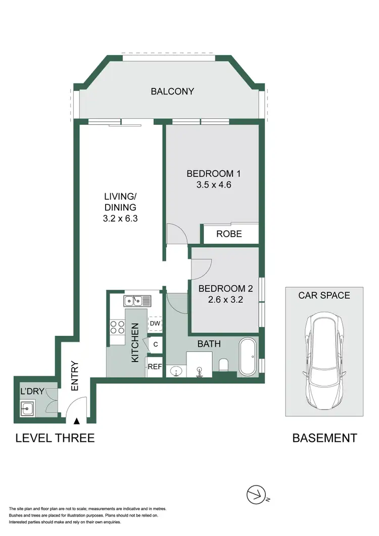 Floorplan of Homely apartment listing, 21/471 South Dowling Street, Surry Hills NSW 2010
