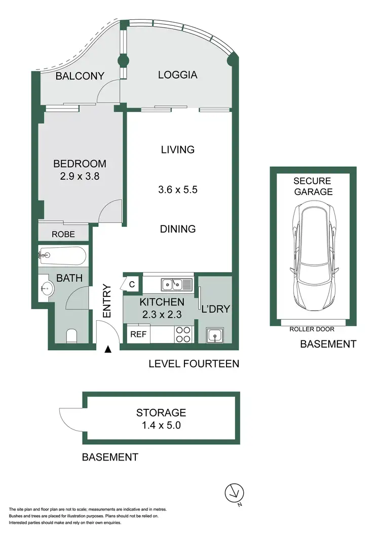 Floorplan of Homely apartment listing, 52/168 Goulburn Street, Surry Hills NSW 2010