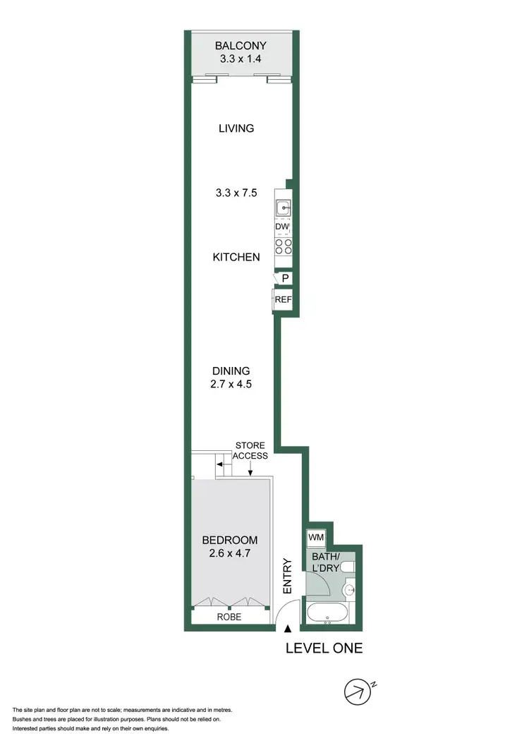 Floorplan of Homely apartment listing, 107/199 Regent Street, Redfern NSW 2016