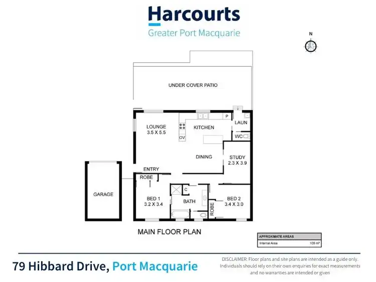 Floorplan of Homely villa listing, 79 Hibbard Drive, Port Macquarie NSW 2444
