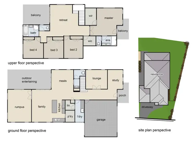 Floorplan of Homely house listing, 50 Maintop Ridge, Botanic Ridge VIC 3977