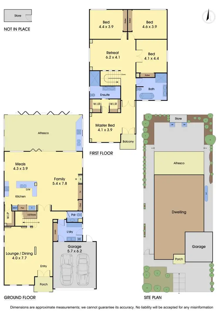 Floorplan of Homely house listing, 41 Hughes Circuit, Bundoora VIC 3083