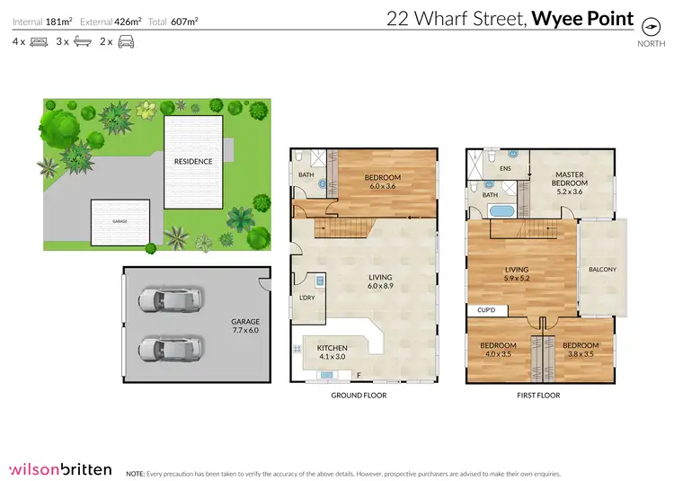 Floorplan of Homely house listing, 22 Wharf Street, Wyee Point NSW 2259