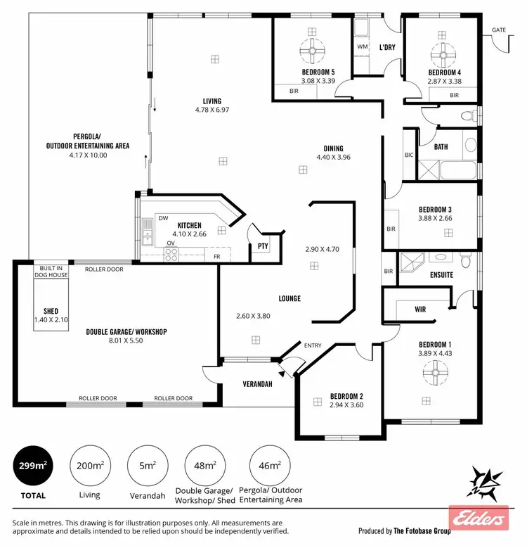 Floorplan of Homely house listing, 41 Trinity Drive, Evanston Park SA 5116