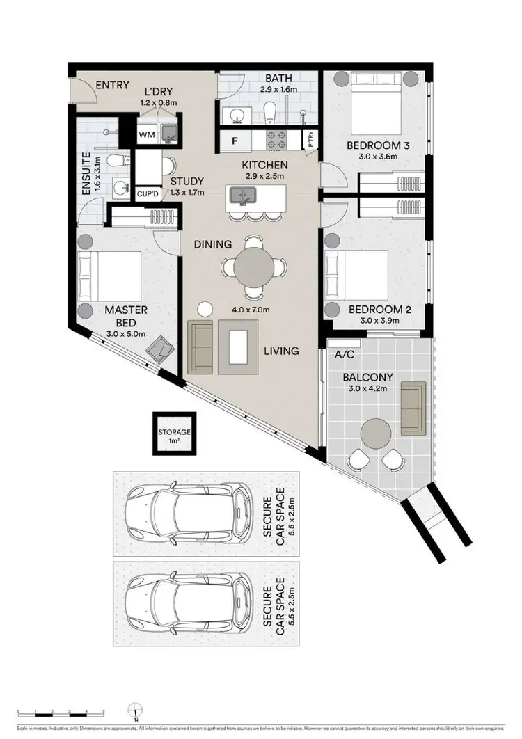 Floorplan of Homely unit listing, 905/68 Railway Parade, Burwood NSW 2134
