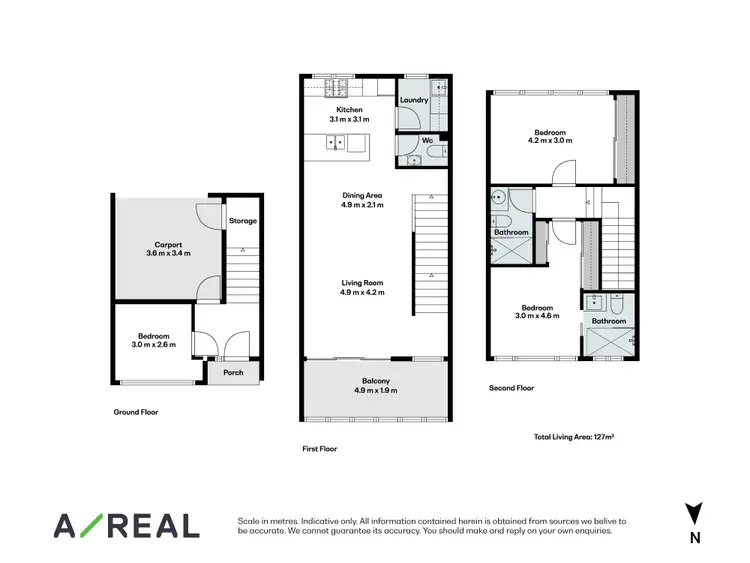 Floorplan of Homely townhouse listing, 2/744 Station Street, Box Hill VIC 3128