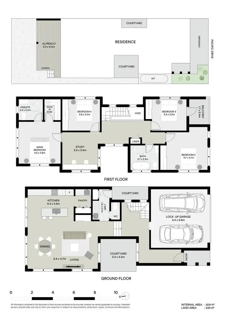 Floorplan of Homely townhouse listing, 195c Pacific Drive, Port Macquarie NSW 2444