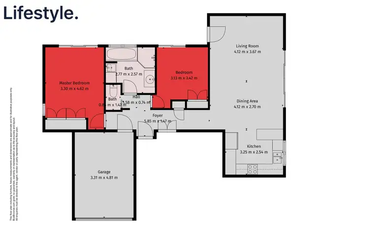 Floorplan of Homely townhouse listing, 7/14 Stanley Street, Forster NSW 2428