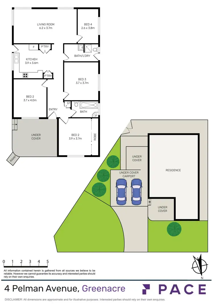 Floorplan of Homely house listing, 4 Pelman Avenue, Greenacre NSW 2190