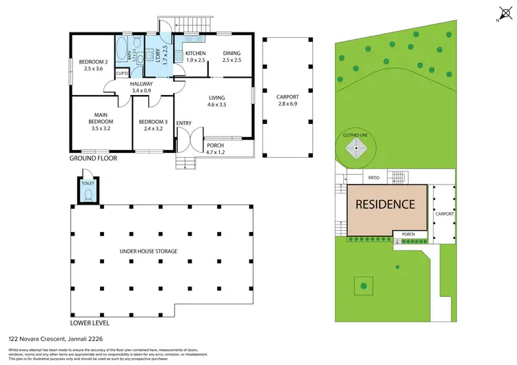 Floorplan of Homely house listing, 122 Novara Crescent, Jannali NSW 2226