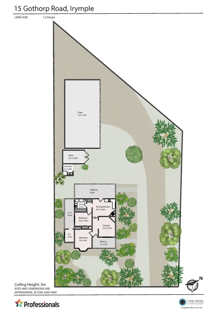 Floorplan of Homely house listing, 15 Gothorp Road, Irymple VIC 3498