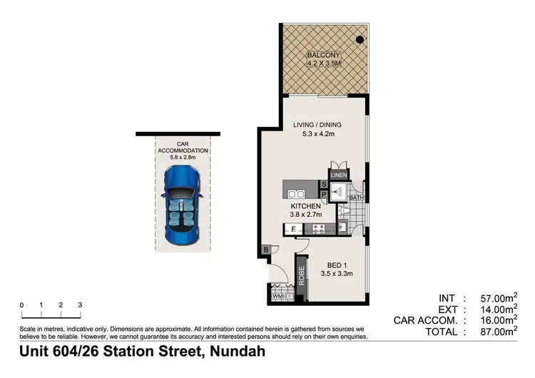 Floorplan of Homely apartment listing, 604/26 Station Street, Nundah QLD 4012