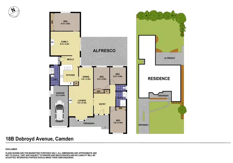 Floorplan of Homely house listing, 18B Dobroyd Avenue, Camden NSW 2570