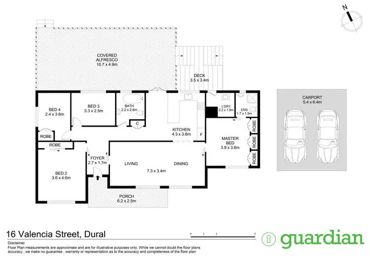 Floorplan of Homely house listing, 16 Valencia Street, Dural NSW 2158