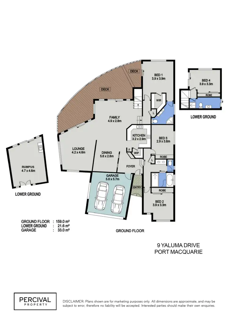 Floorplan of Homely house listing, 9 Yaluma Drive, Port Macquarie NSW 2444