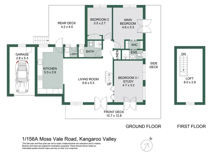 Floorplan of Homely villa listing, 1/156a Moss Vale Road, Kangaroo Valley NSW 2577
