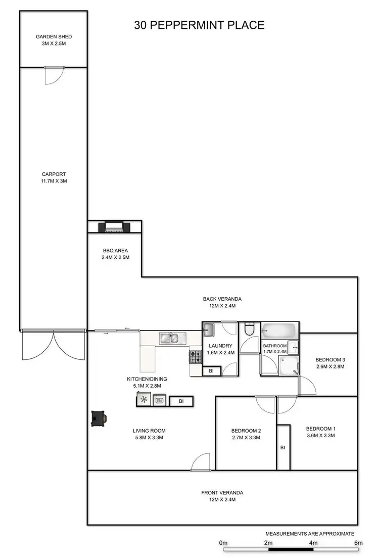 Floorplan of Homely house listing, 30 Peppermint Place, South Grafton NSW 2460