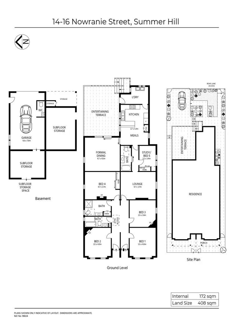Floorplan of Homely house listing, 14-16 Nowranie Street, Summer Hill NSW 2130