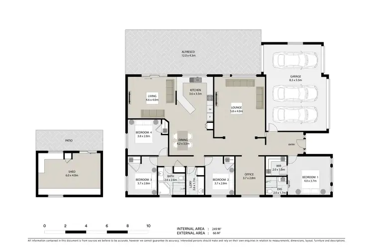 Floorplan of Homely house listing, 6 Lacebark Grove, Worrigee NSW 2540