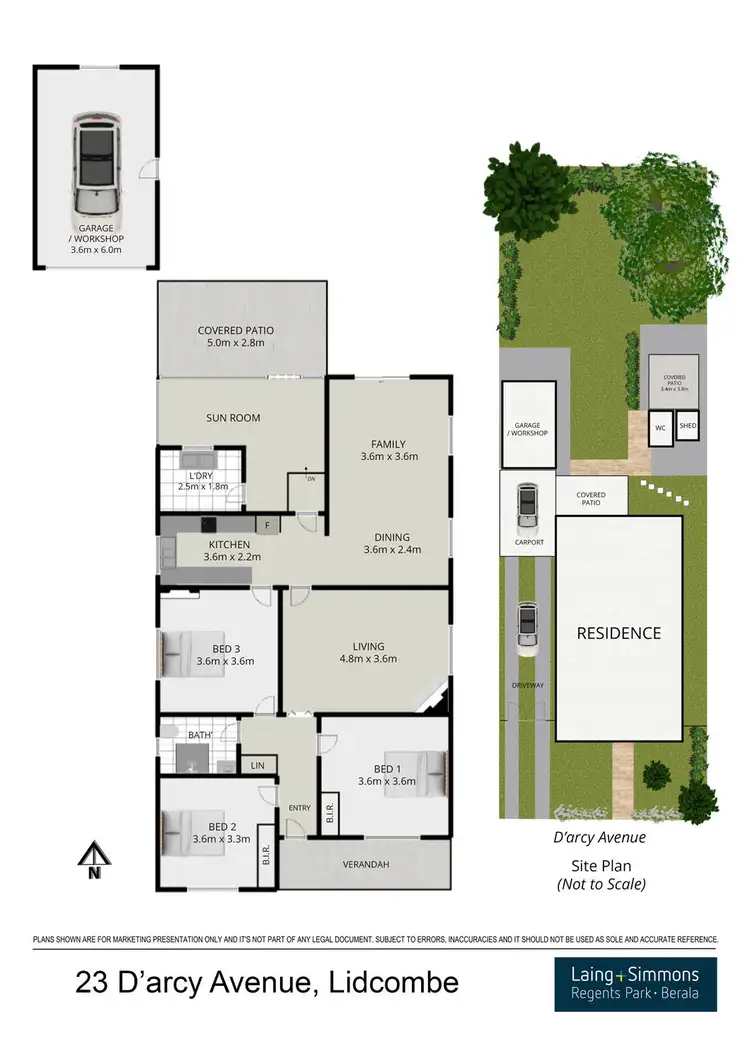 Floorplan of Homely house listing, 23 D'arcy Avenue, Lidcombe NSW 2141
