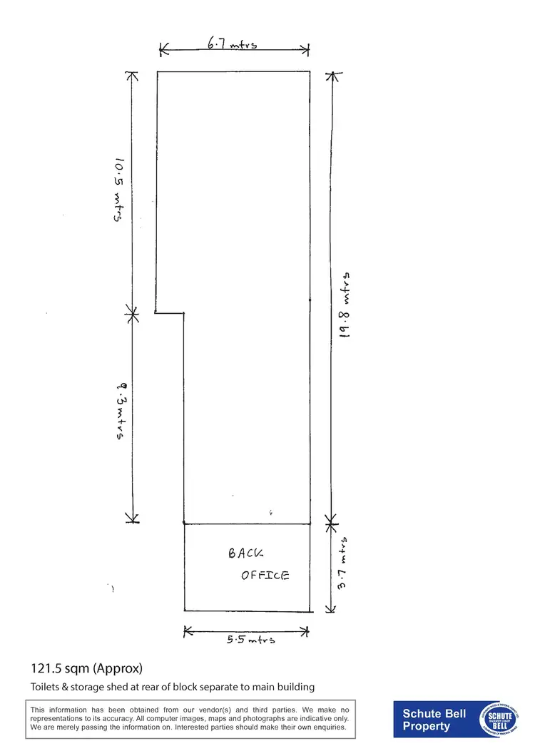 Floorplan of Homely studio listing, 69 Dandaloo Street, Narromine NSW 2821