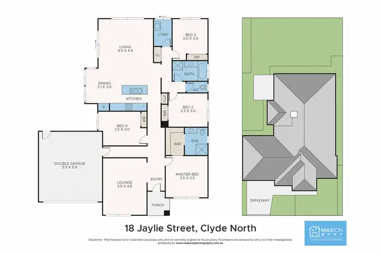 Floorplan of Homely house listing, 18 Jaylie Street, Clyde North VIC 3978