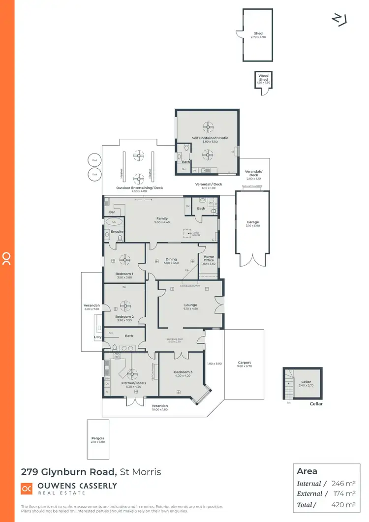 Floorplan of Homely house listing, 279 Glynburn Road, St Morris SA 5068