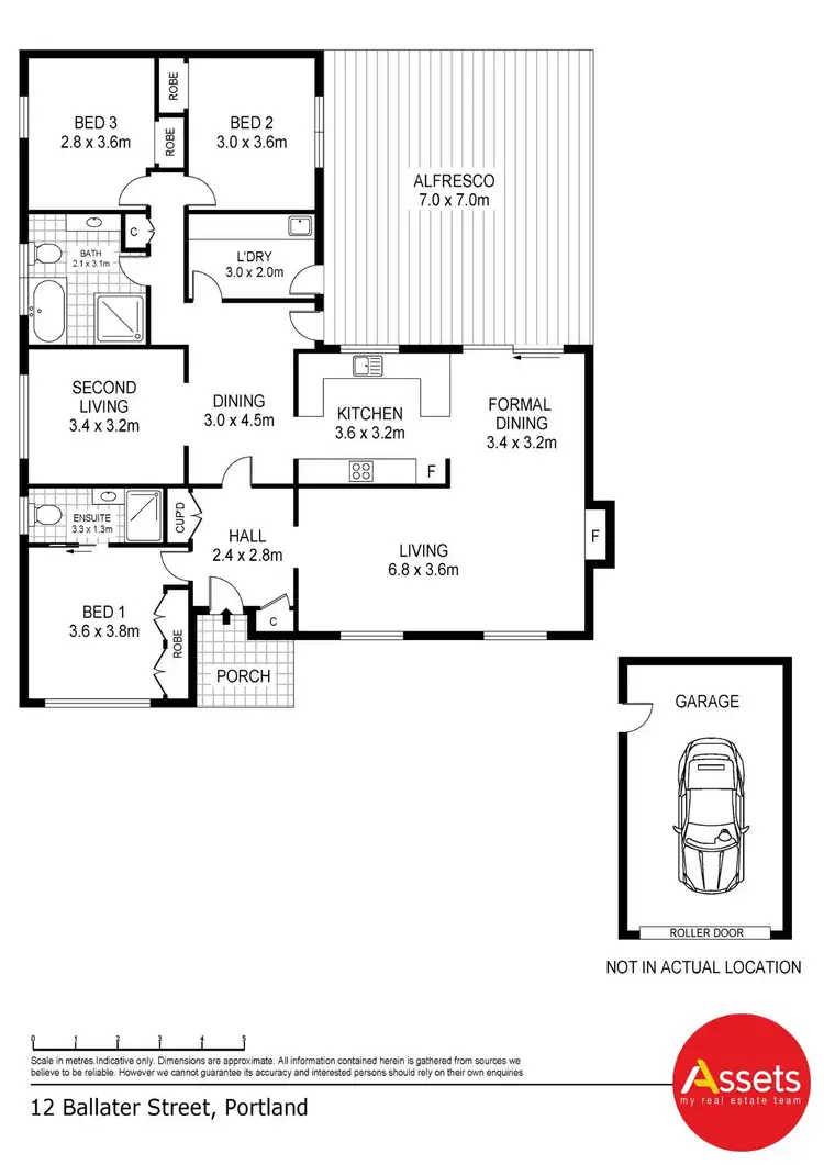 Floorplan of Homely house listing, 12 Ballater Street, Portland VIC 3305