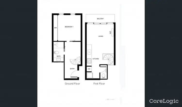 Floorplan of Homely apartment listing, 105/429 Spencer Street, West Melbourne VIC 3003