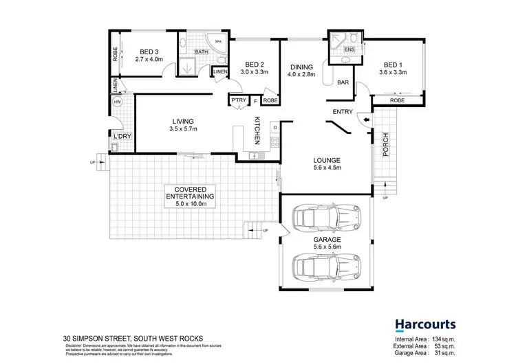 Floorplan of Homely house listing, 30 Simpson Street, South West Rocks NSW 2431