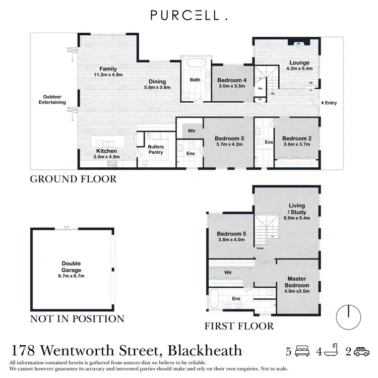 Floorplan of Homely house listing, 178 Wentworth Street, Blackheath NSW 2785