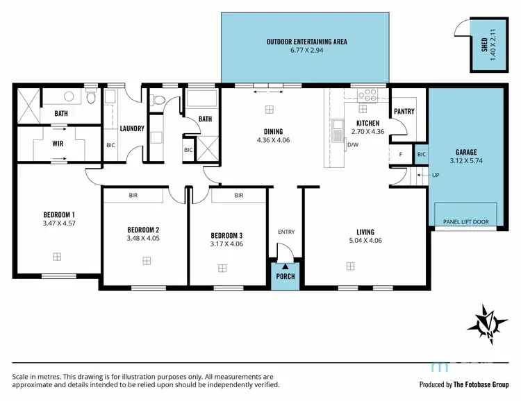 Floorplan of Homely house listing, 8a Olive Street, Old Reynella SA 5161