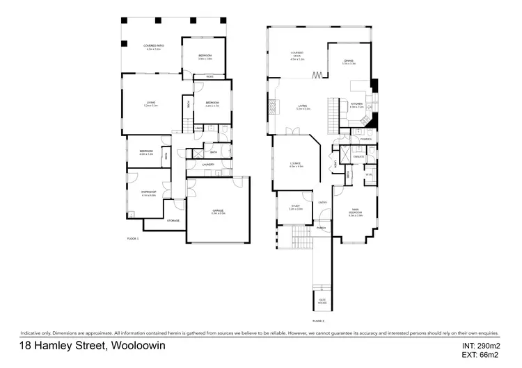 Floorplan of Homely house listing, 18 Hamley Street, Wooloowin QLD 4030