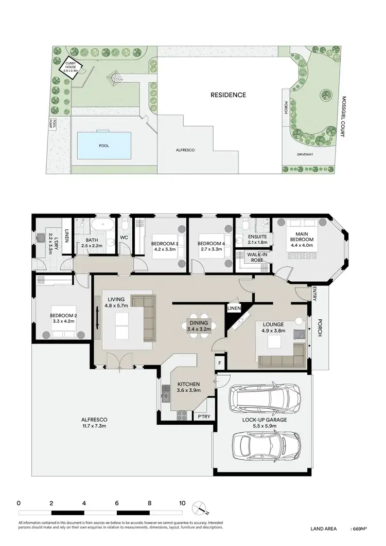 Floorplan of Homely house listing, 13 Mossgiel Court, Hamlyn Heights VIC 3215