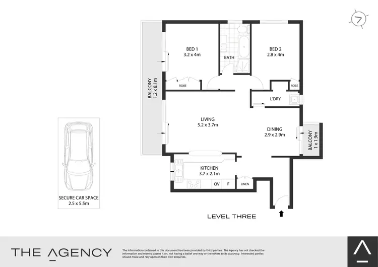 Floorplan of Homely apartment listing, 12/20-24 The Parade, Russell Lea NSW 2046