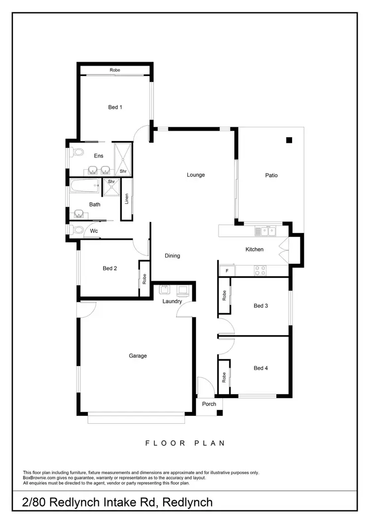 Floorplan of Homely house listing, 2/80 Redlynch Intake Road, Redlynch QLD 4870