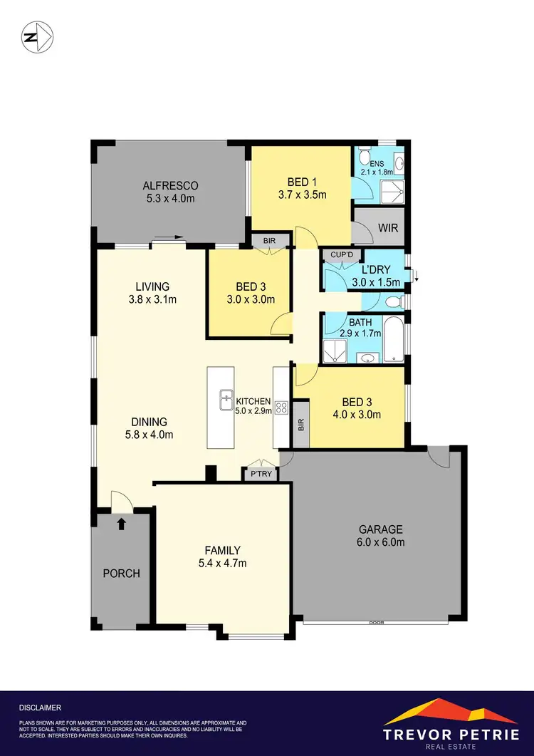 Floorplan of Homely house listing, 16 Coventry Street, Miners Rest VIC 3352
