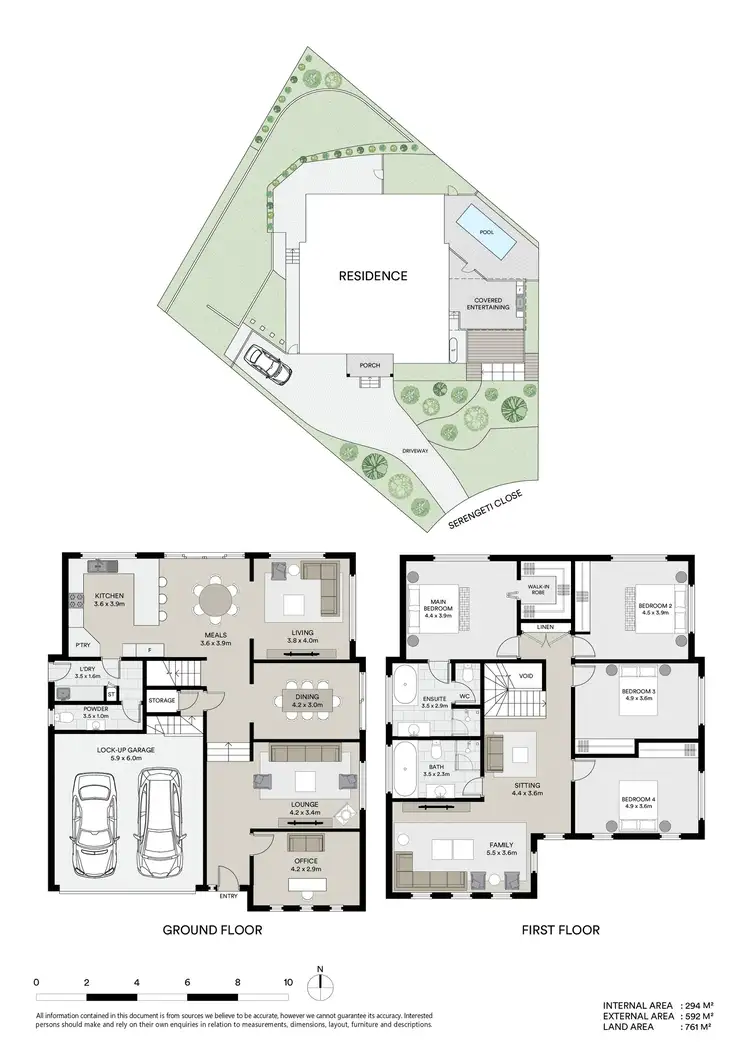 Floorplan of Homely house listing, 5 Serengeti Close, Kincumber NSW 2251